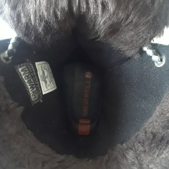 Merrell. Waterproof Leather Winter Boots. Decora Sonata. Size 7B (37.5) - Picture 14 of 16